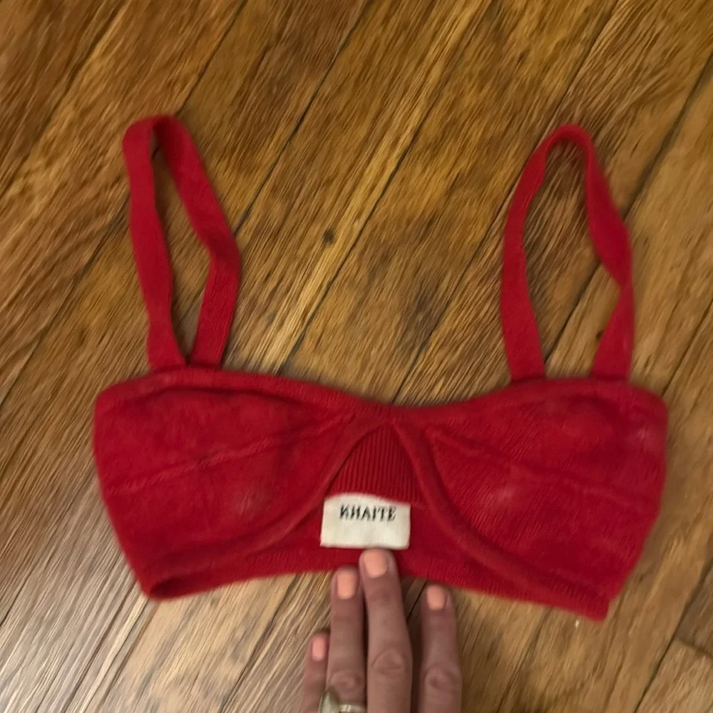 KHAITE Red and Blue Bras Intimates Collection - Picture 2 of 3